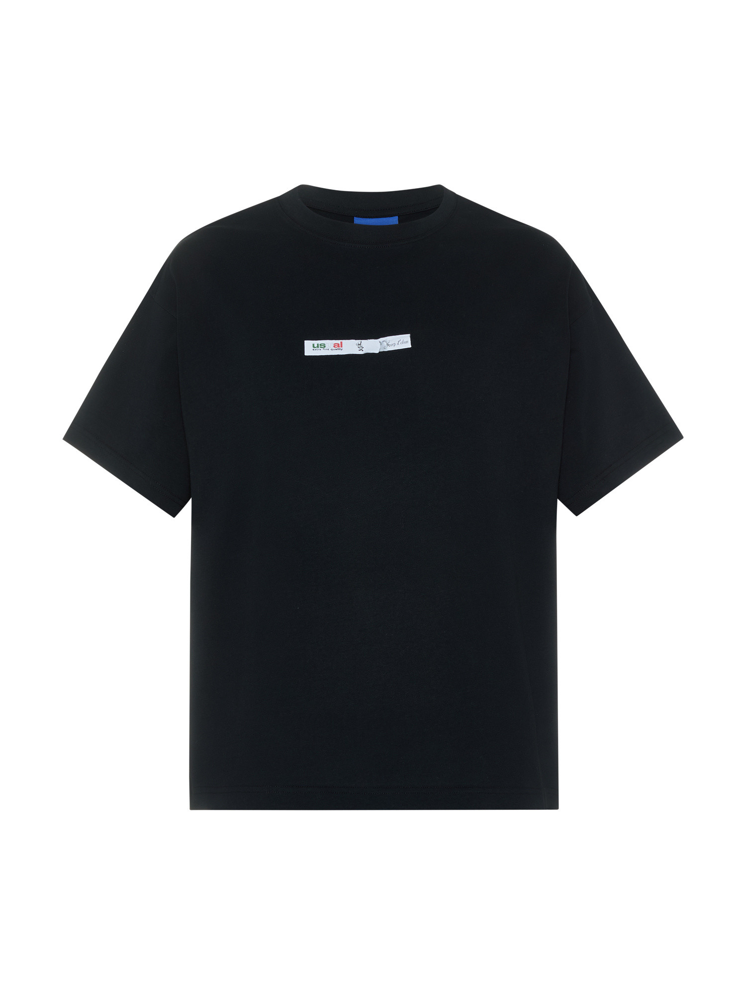 Usual футболка Trattoria с короткими рукавами, черный