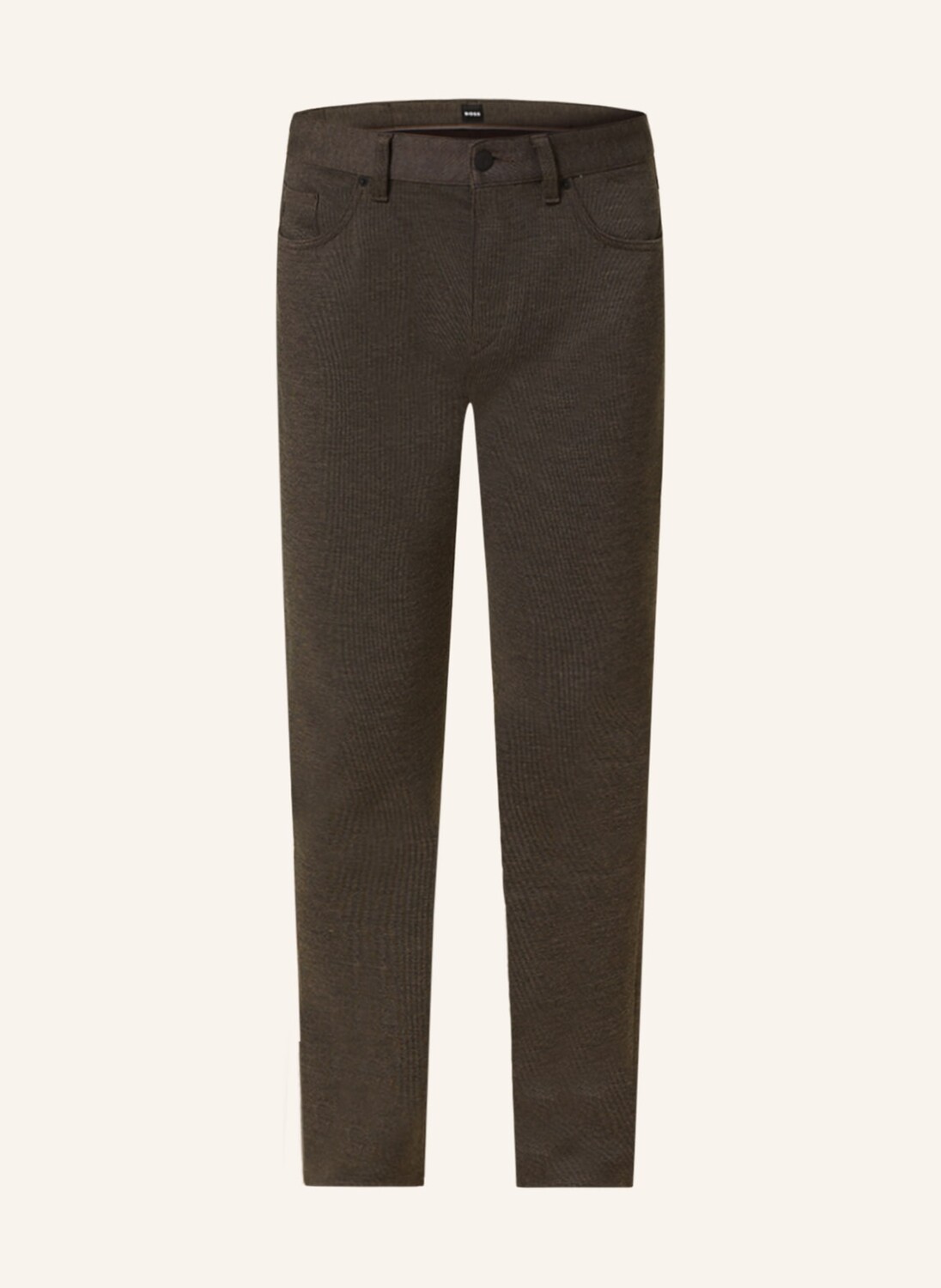 

Брюки чино BOSS DELAWARE Slim Fit, темно-зеленый
