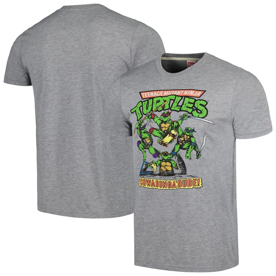 

Футболка с коротким рукавом Homage Teenage Mutant Ninja Turtles, серый