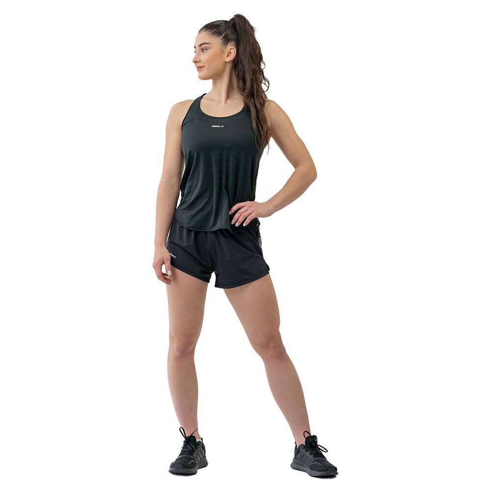

Футболка Nebbia Fit Activewear “Airy” With Reflective Logo 439, черный