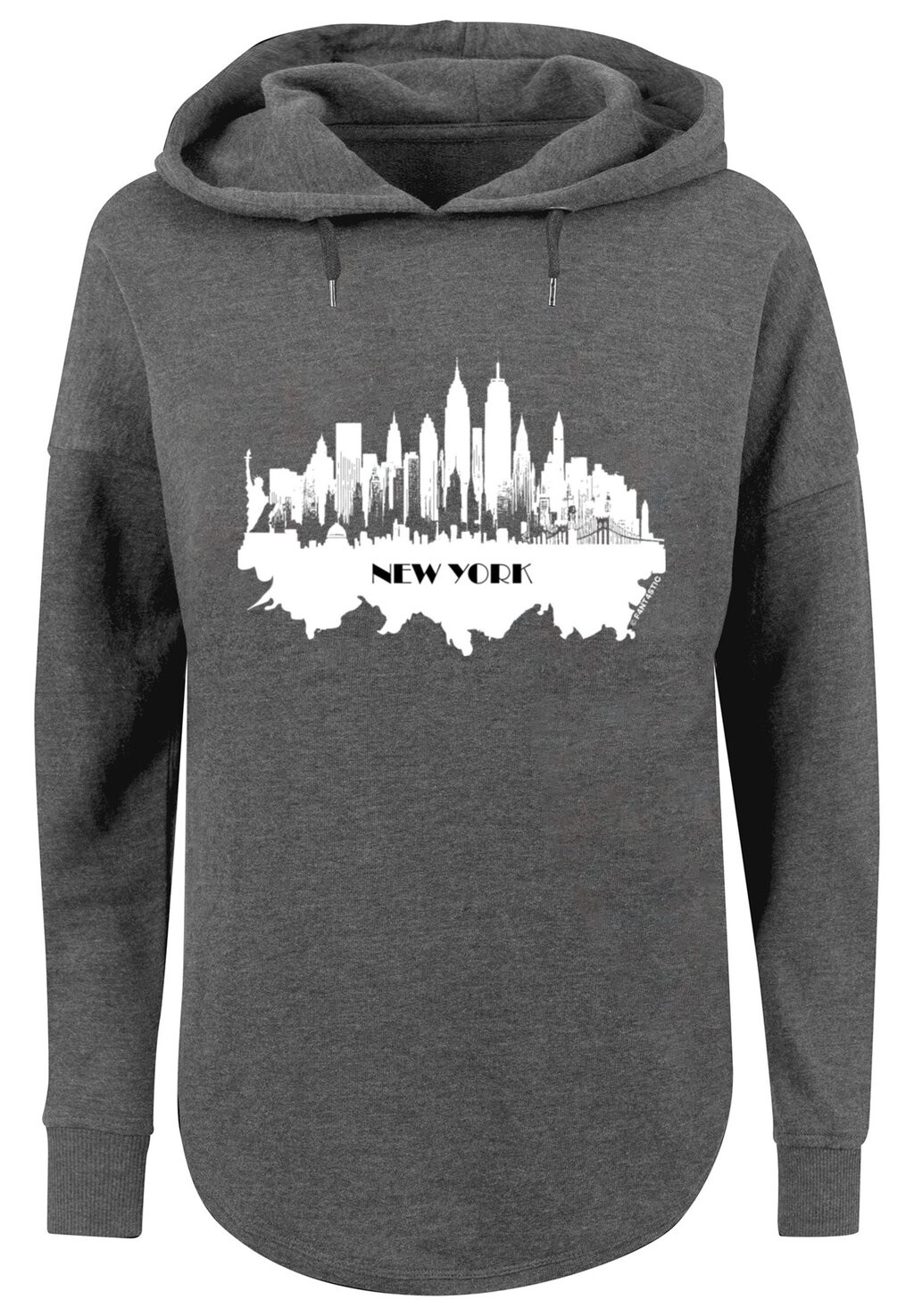 

Толстовка с капюшоном CITIES COLLECTION NEW YORK SKYLINE F4NT4STIC, темно-серый