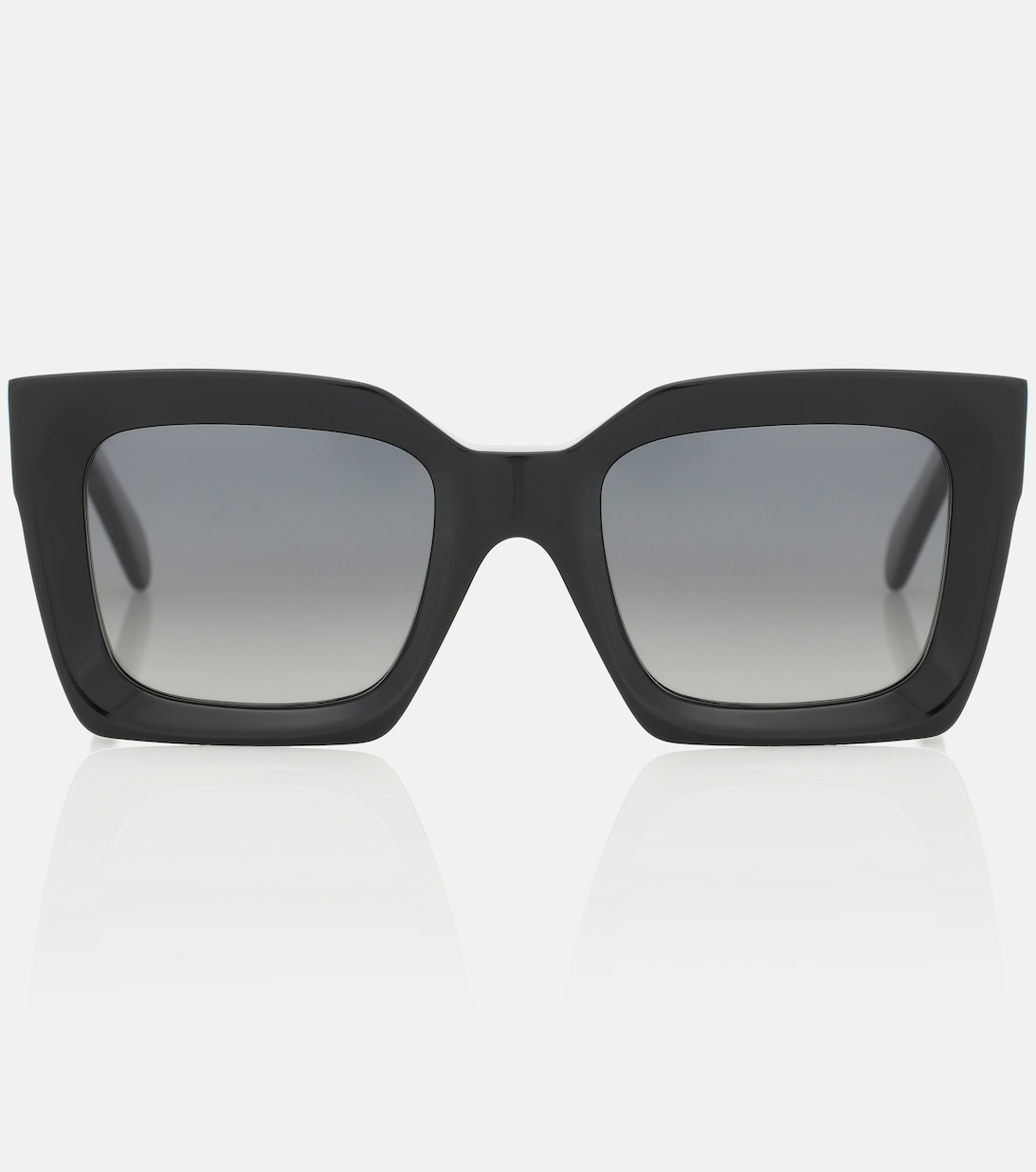 цена Квадратные солнцезащитные очки Celine, черный