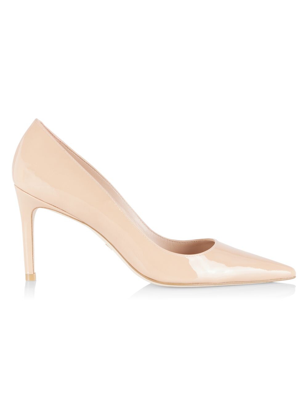 

Туфли-лодочки Stuart 85 из лакированной кожи Stuart Weitzman, бежевый