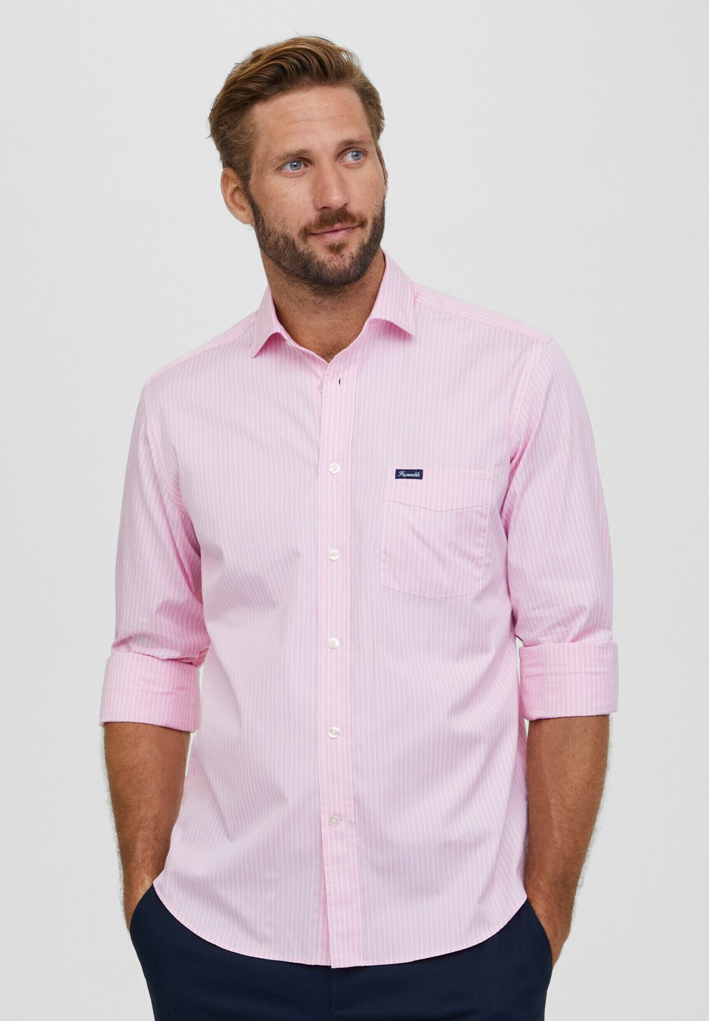 цена Рубашка Façonnable, цвет factory pink