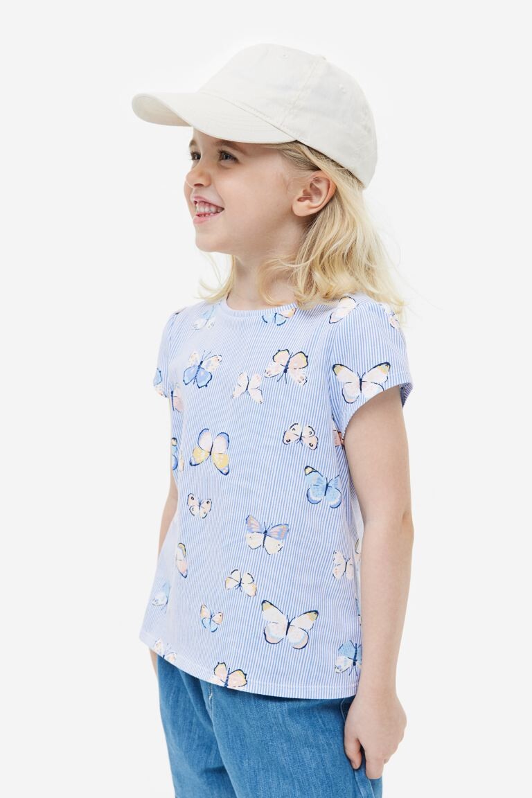 

Рубашка из джерси с пышными рукавами H&M