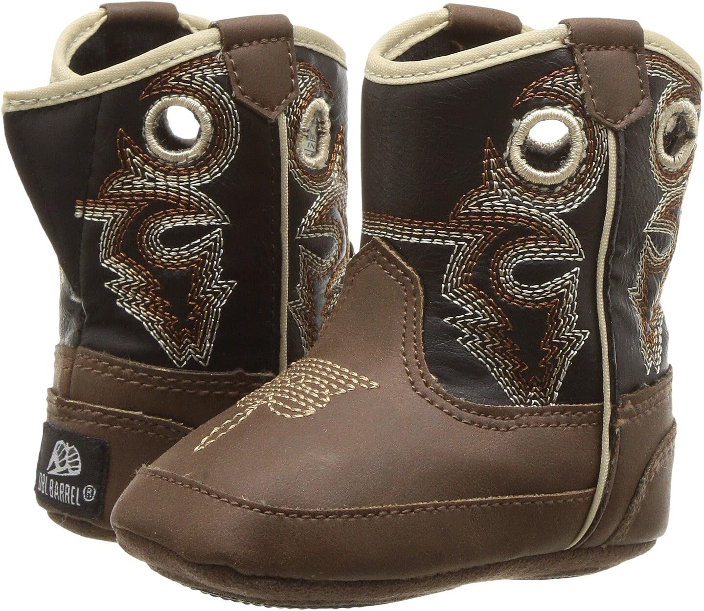 

Обувь для малышей Bucker Trace M&F Western, цвет Brown/Black