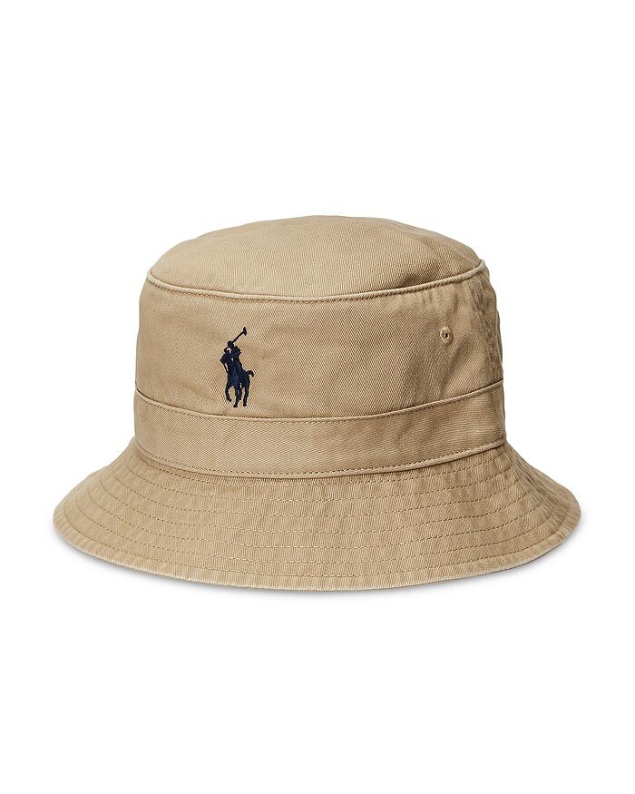 

Хлопковая шляпа-ведро чинос Polo Ralph Lauren, Коричневый