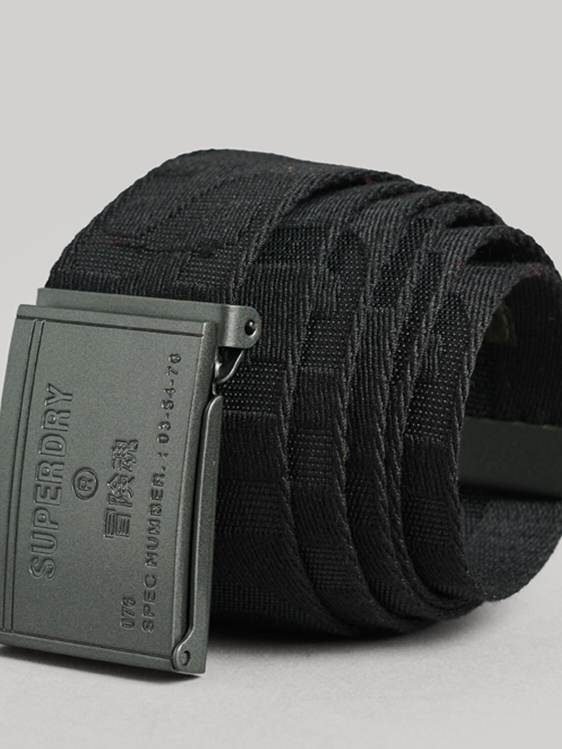 

Ремень из лямок Superdry, черный