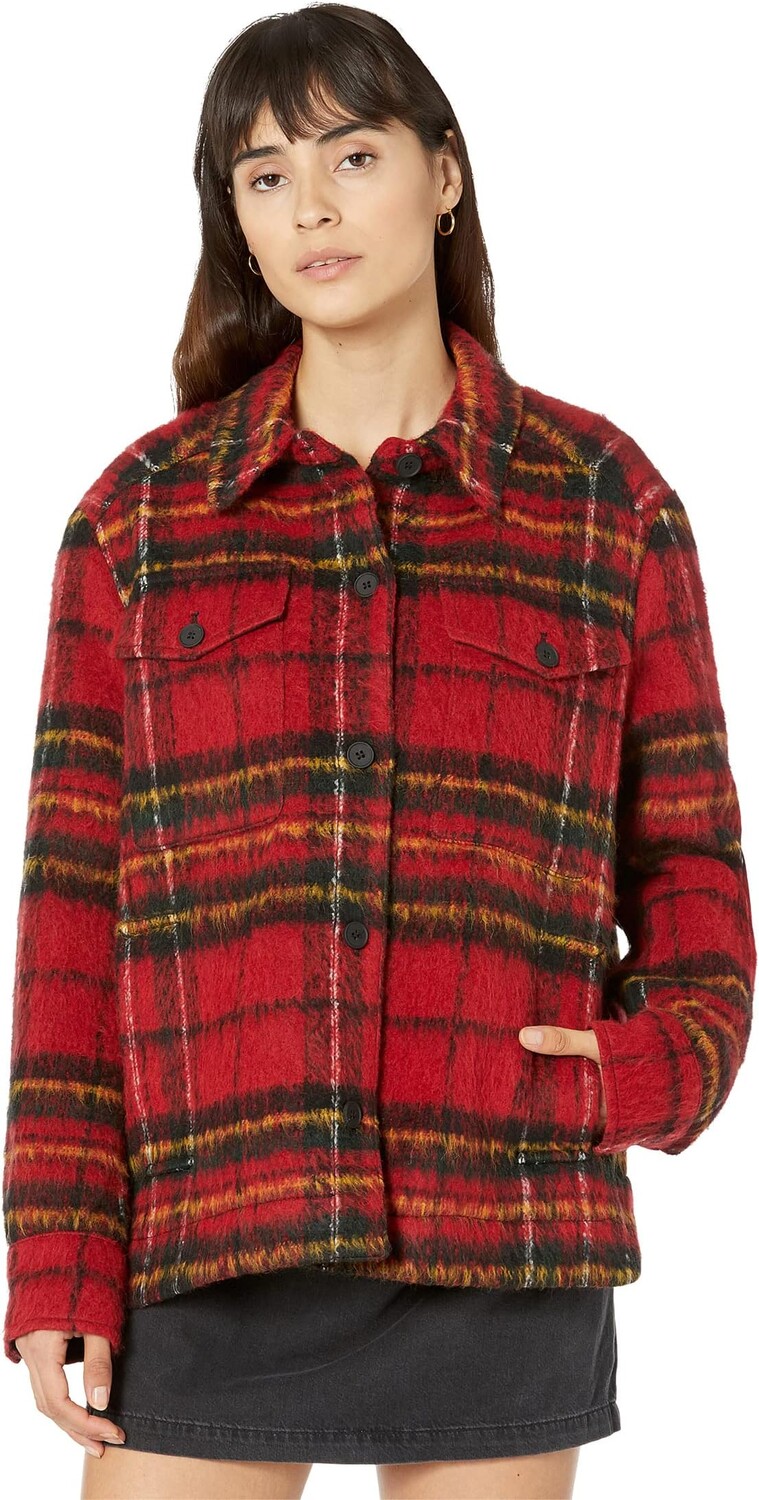

Куртка Rosey Check Jacket AllSaints, красный