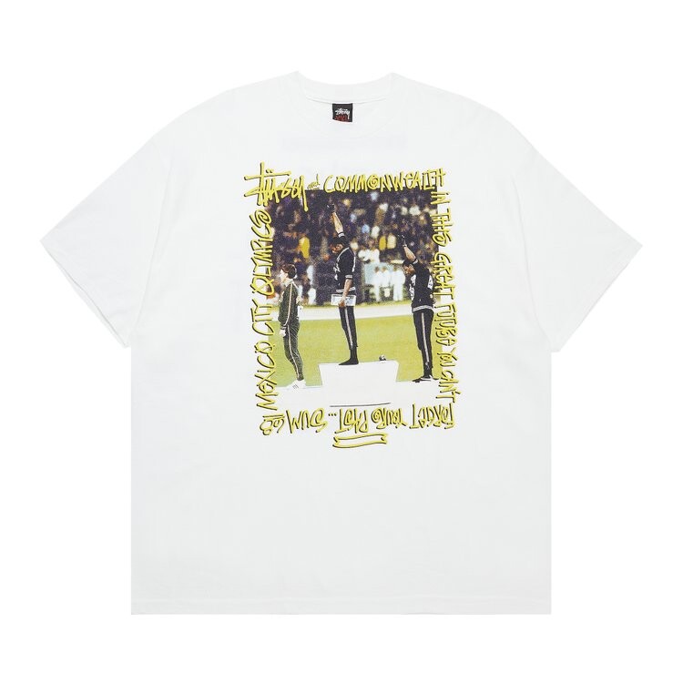 

Футболка Stussy Gear 89' Mexico City Olympics 'White', белый