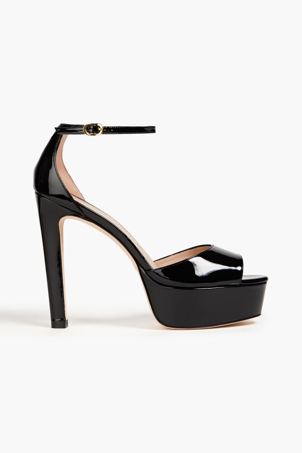 

Лакированные босоножки на платформе Disco Platform Stuart Weitzman, черный