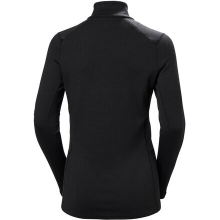 

Топ Lifa Merino Midweight с молнией 1/2 женский Helly Hansen, черный