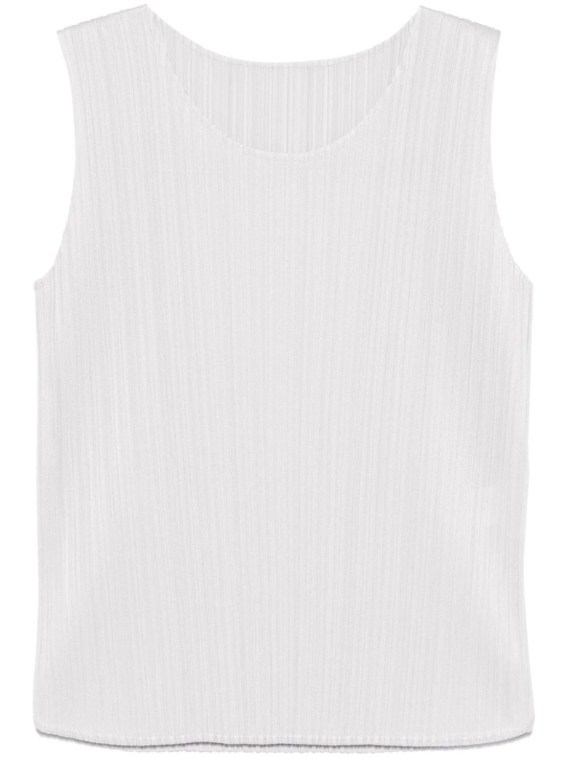 

Плиссированный топ без рукавов Pleats Please Issey Miyake, серый