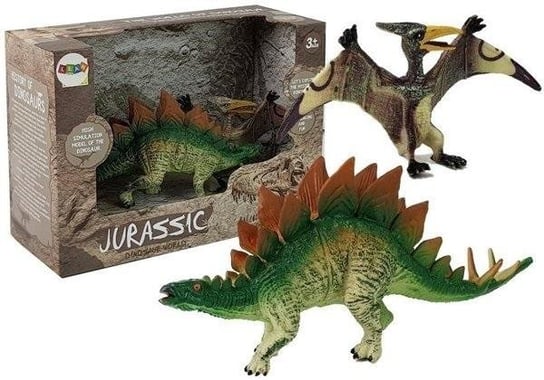 Динозавры 2шт Стегозавр, Птеранодон Lean Toys