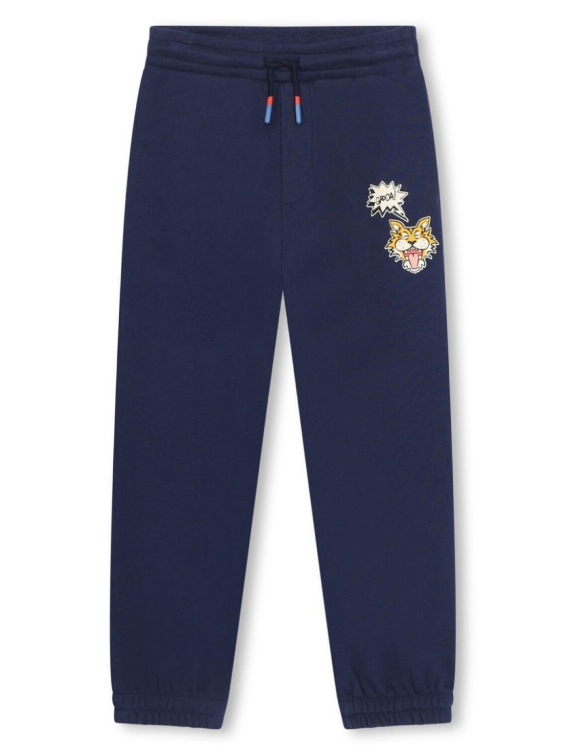 

Kenzo Kids спортивные брюки с тигровым принтом, синий