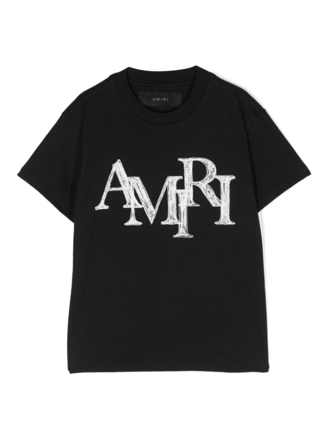 

AMIRI KIDS футболка с логотипом, черный