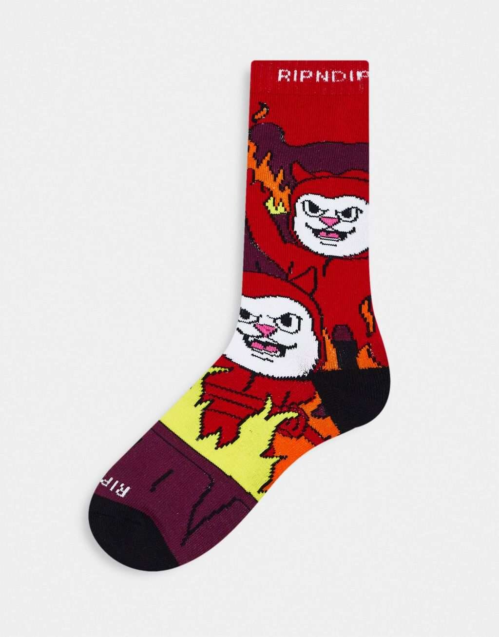 

Красные носки RIPNDIP