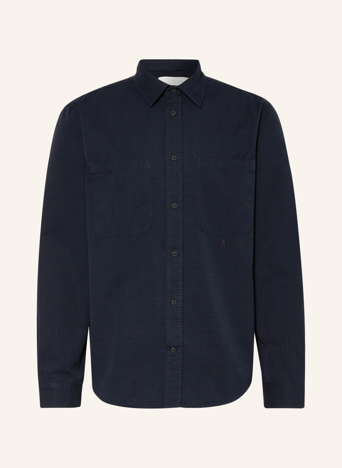 

Рубашка ARMEDANGELS SAAKARI Comfort Fit, темно-синий