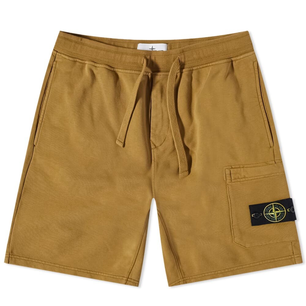 

Спортивные шорты Stone Island, окрашенные в готовом виде