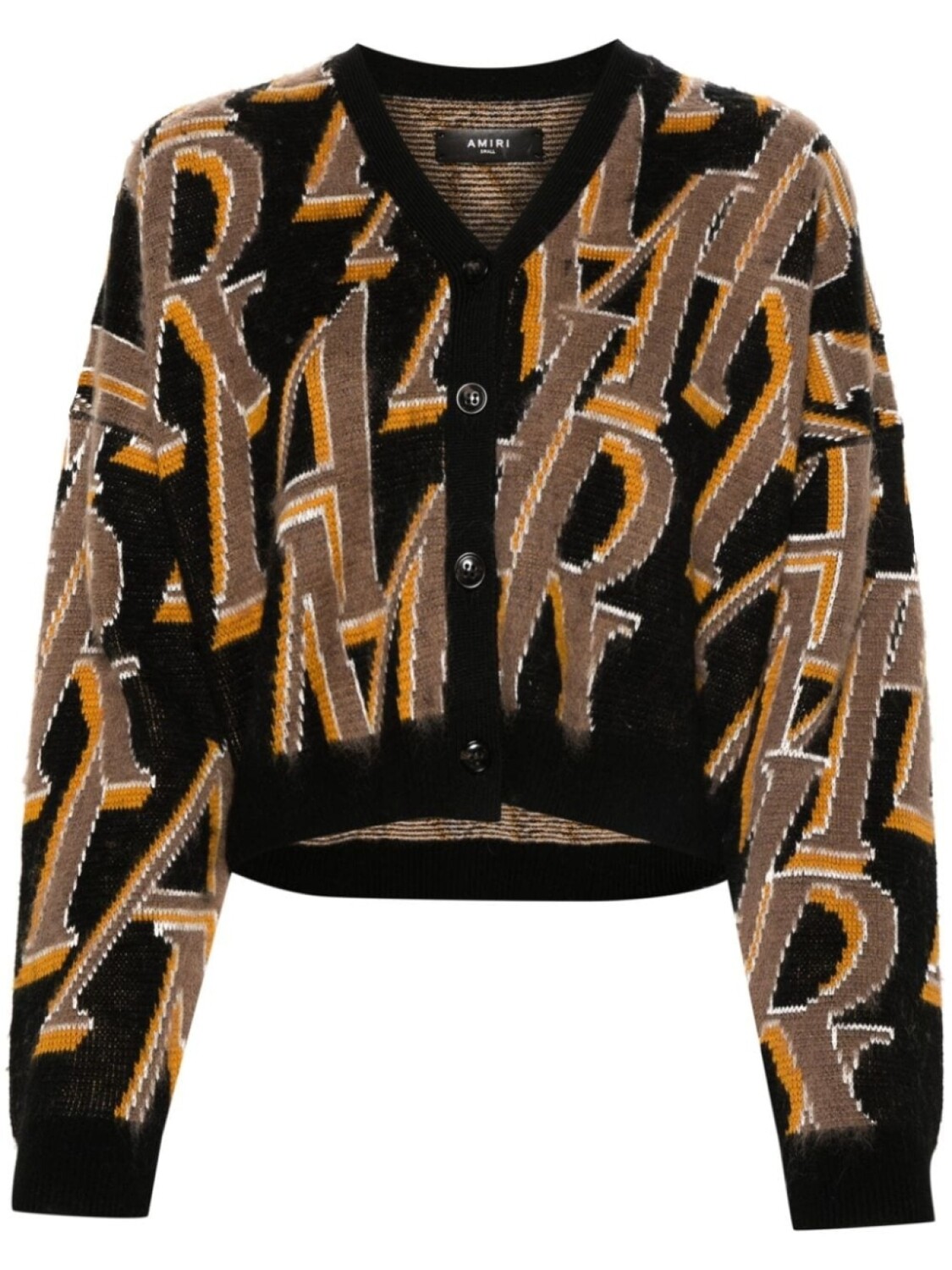 

AMIRI укороченный кардиган Repeat, черный