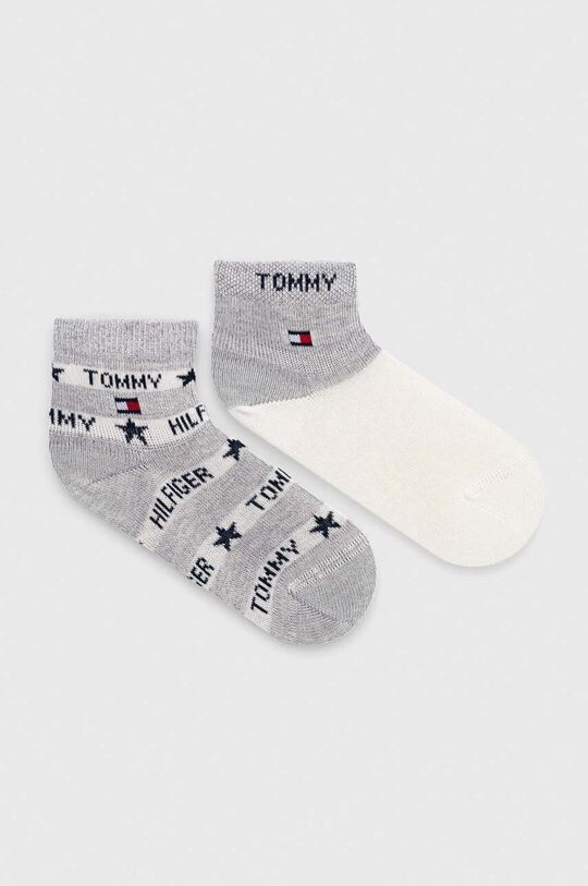 

Детские носки 2 упаковки Tommy Hilfiger, серый