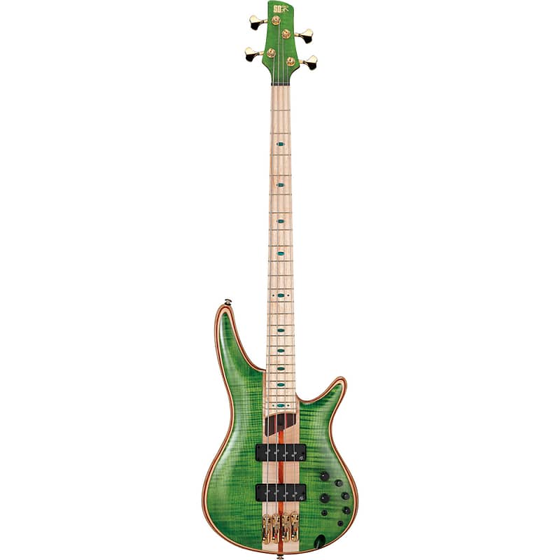 Басс гитара Ibanez 2022 SR4FMDX SR Premium Bass Guitar - Emerald Green Low Gloss бас гитара ibanez sr4fmdx egl