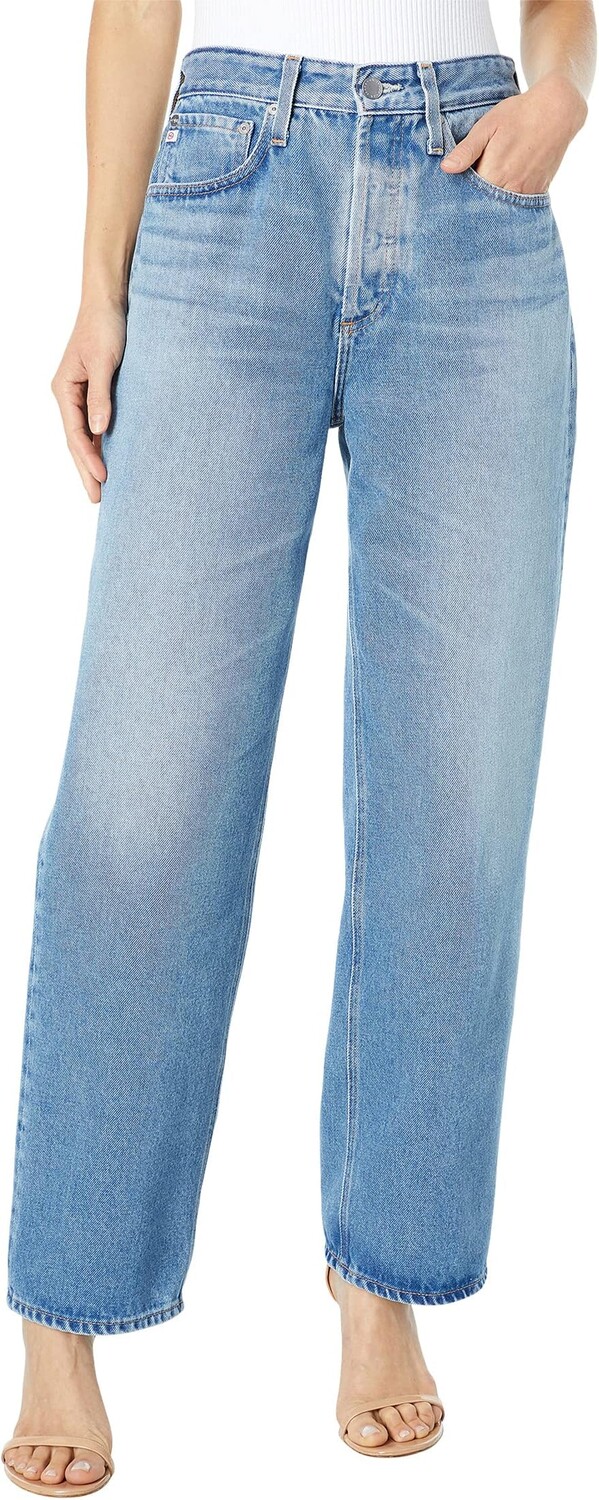 

Джинсы AG Jeans Knox High-Rise Baggy Boyfriend in Hotshot, цвет Hotshot
