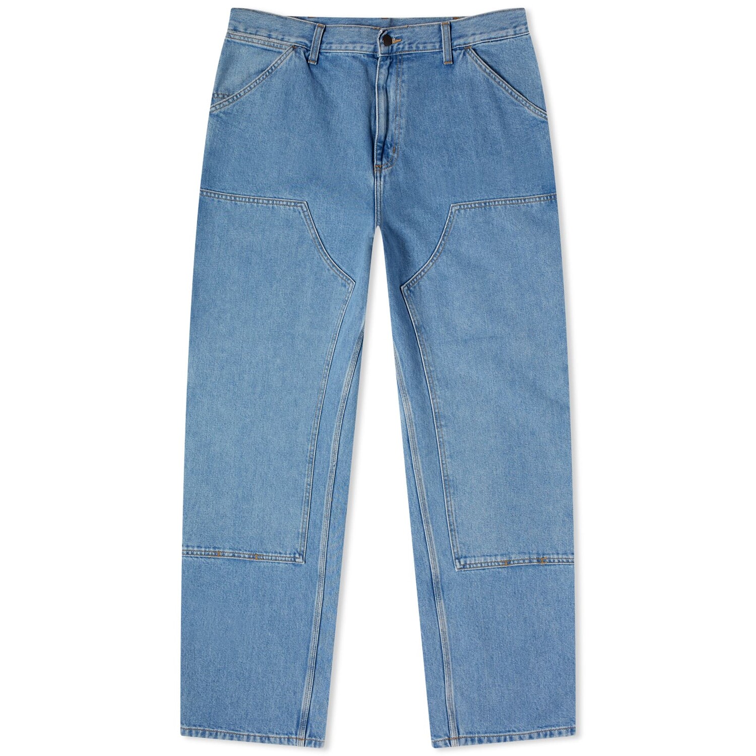 

Брюки Carhartt Wip Denim Double Knee, цвет Blue Stone Bleached