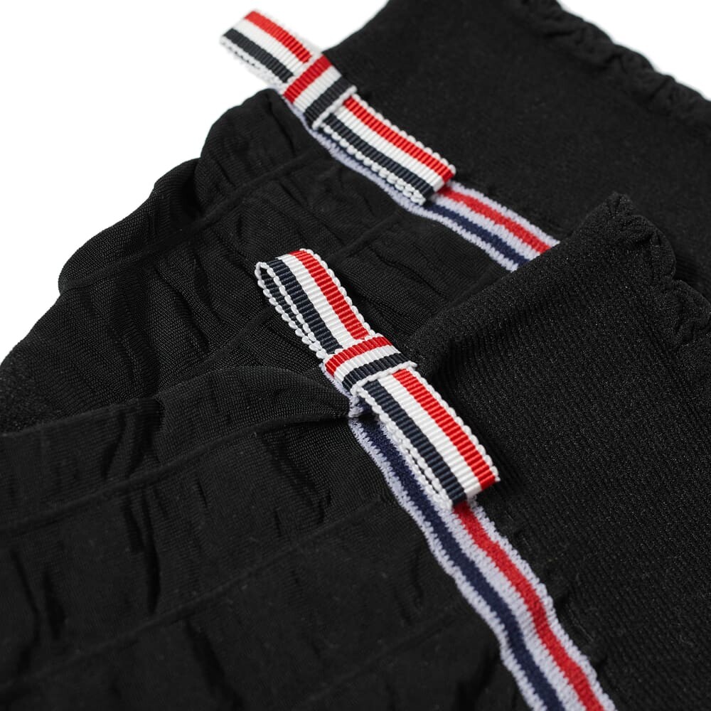 

Носки до щиколотки с полосками Thom Browne Ankle Rwb, черный