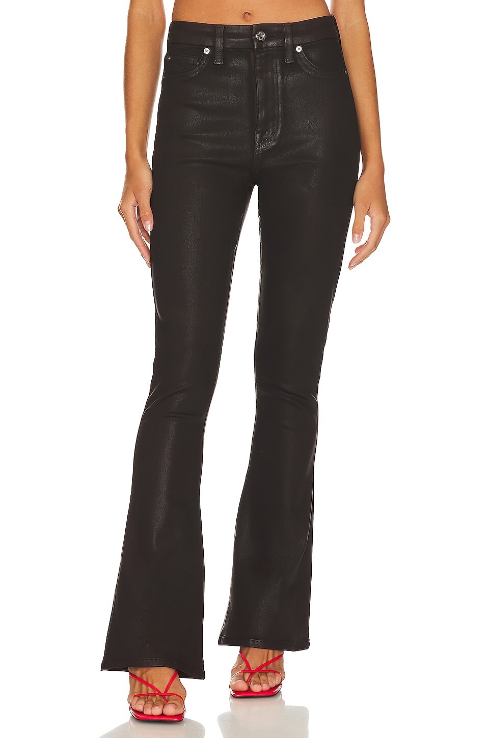 

Ботинки 7 For All Mankind Ultra High Rise Skinny, цвет Chocolate Coated