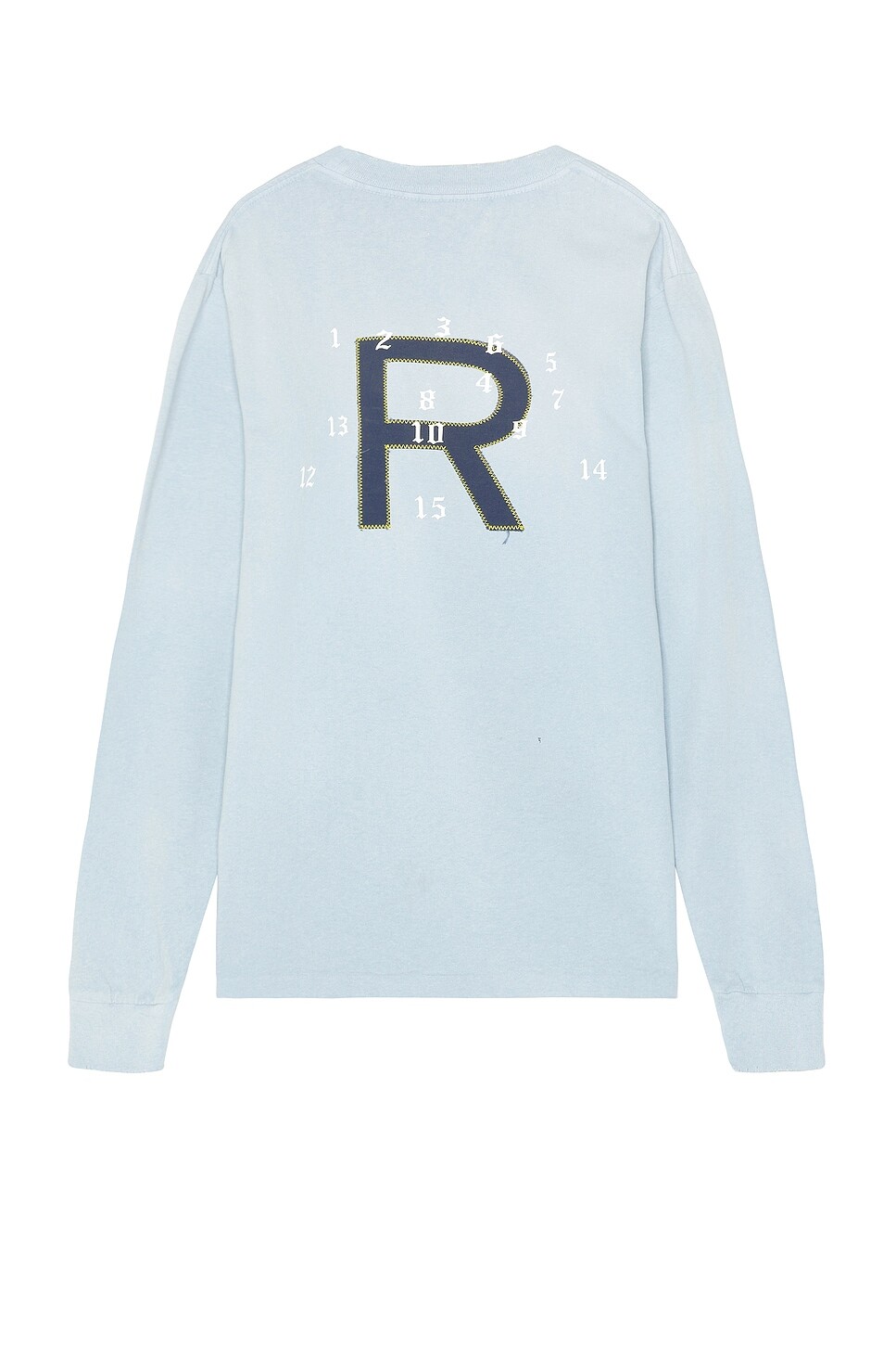 

Футболка Ls Dinghy John Elliott, цвет Washed Sky