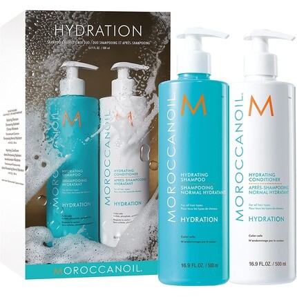 

Поллитровый набор шампуня и кондиционера «Увлажнение», Moroccanoil