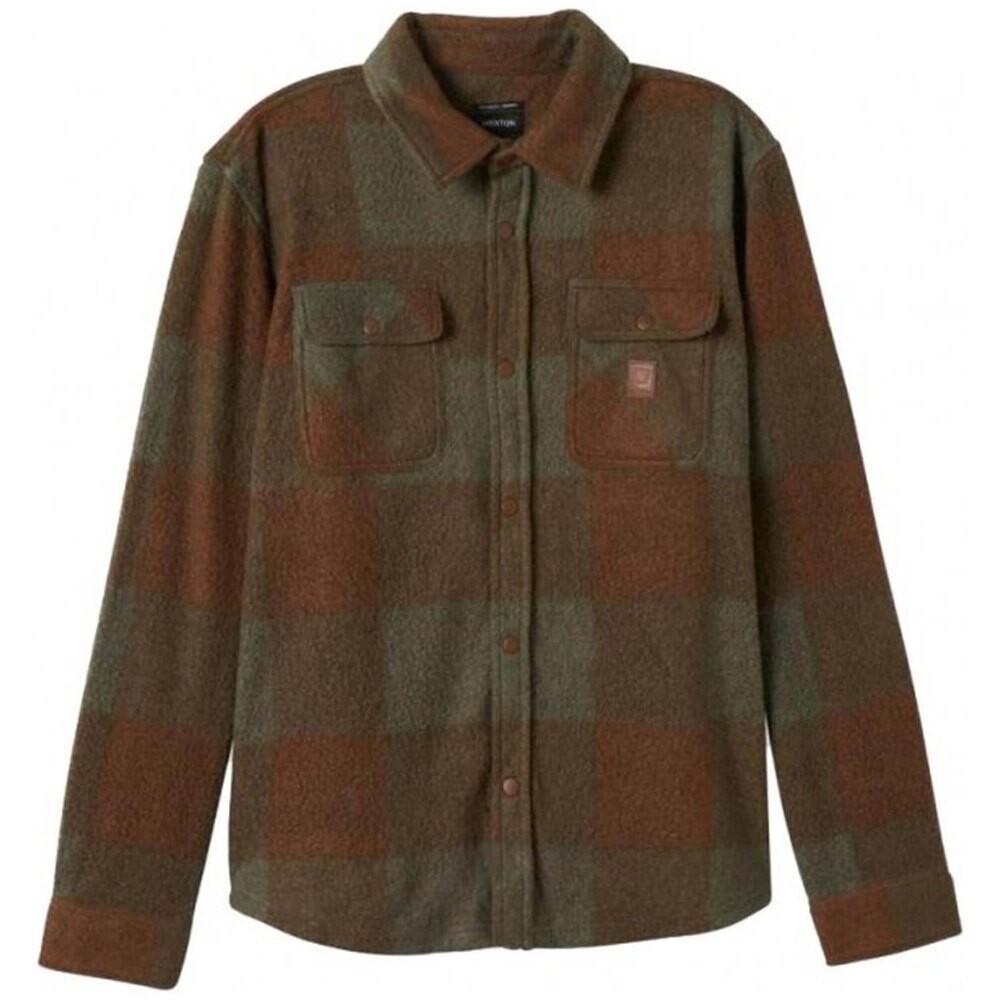 

Рубашка Brixton Bowery Arctic Stretch, зеленый
