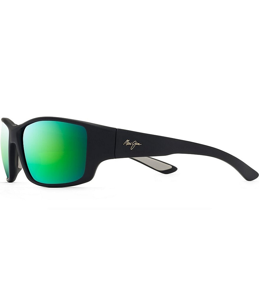 Солнцезащитные очки Maui Jim Local Kine PolarizedPlus2 с оберткой, 61 мм, черный