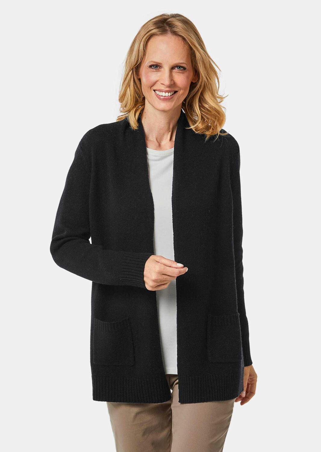 

Кардиган GOLDNER Strickjacke, черный