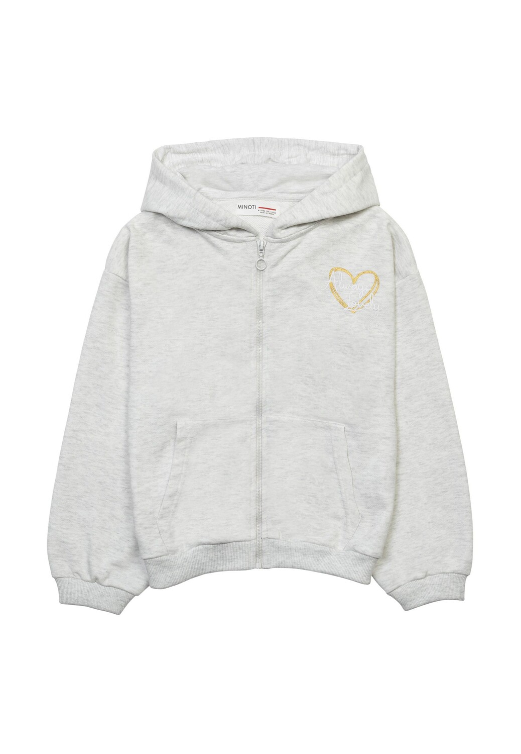 

Толстовка Minoti Sweatjacken 10ZTHRU 1, серый