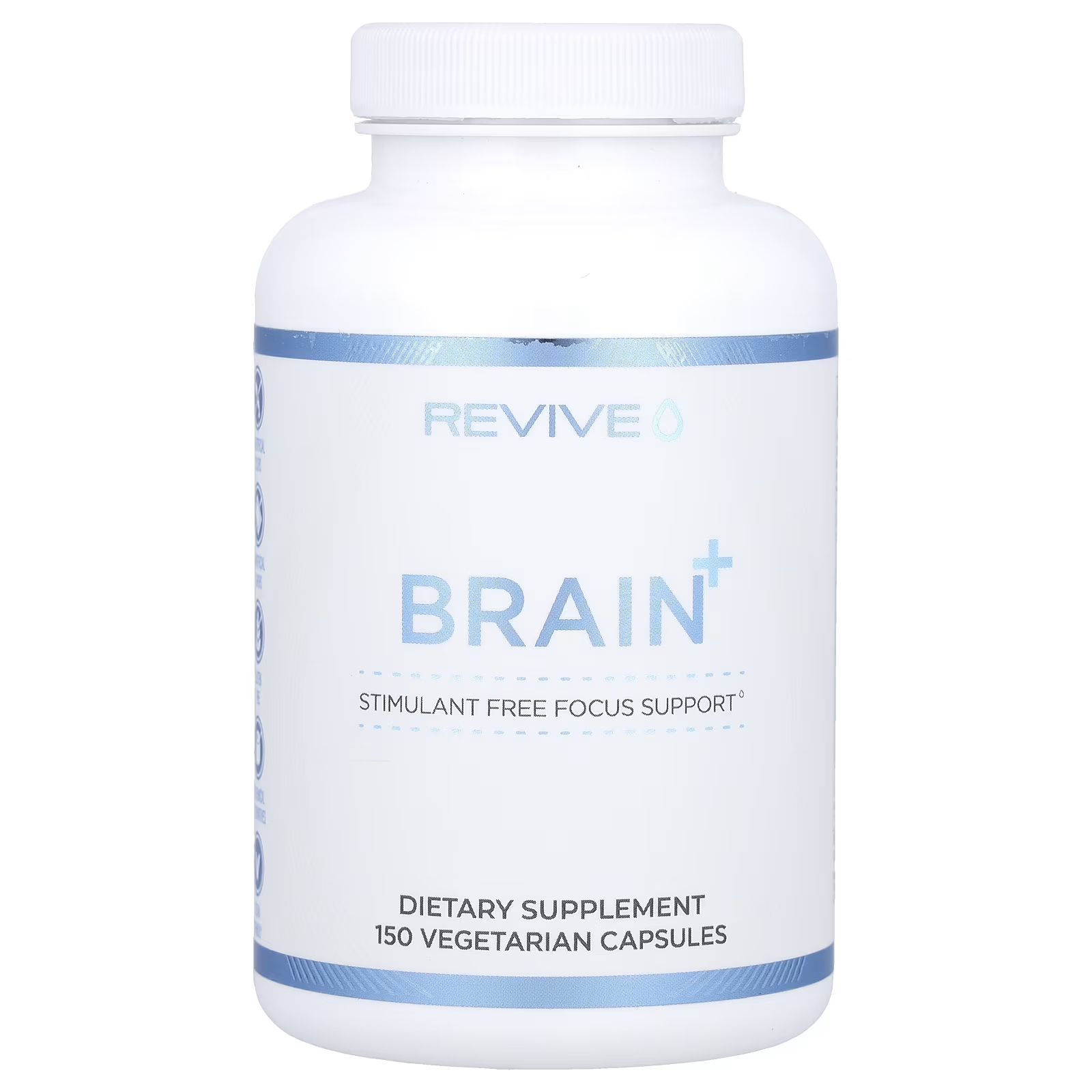 Пищевая добавка Revive Brain+ для концентрации внимания , 150 вегетарианских капсул adrenalcore 60 вегетарианских капсул revive