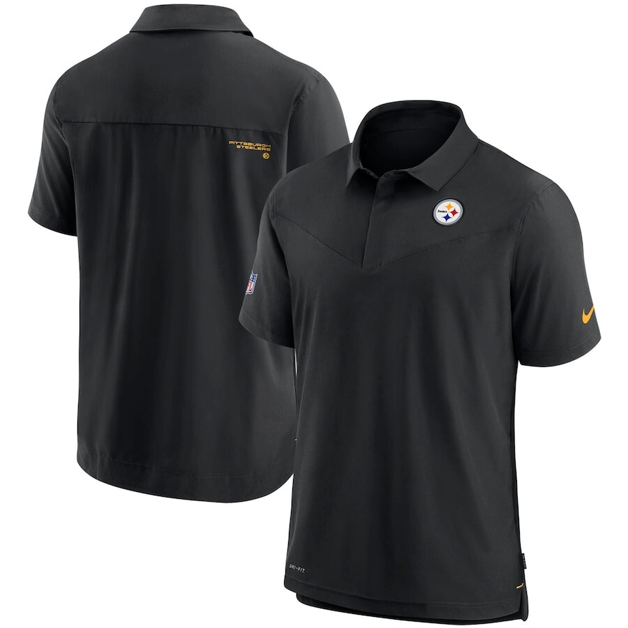 

Поло с коротким рукавом Nike Pittsburgh Steelers, черный
