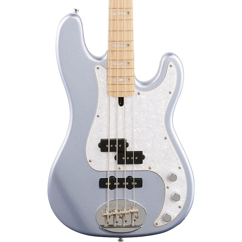 Басс гитара Lakland Skyline 44-64 Custom PJ Maple Fretboard Bass Guitar, Ice Blue