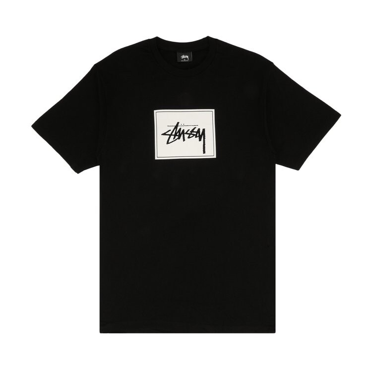 

Футболка Stussy Stock Box 'Black', черный