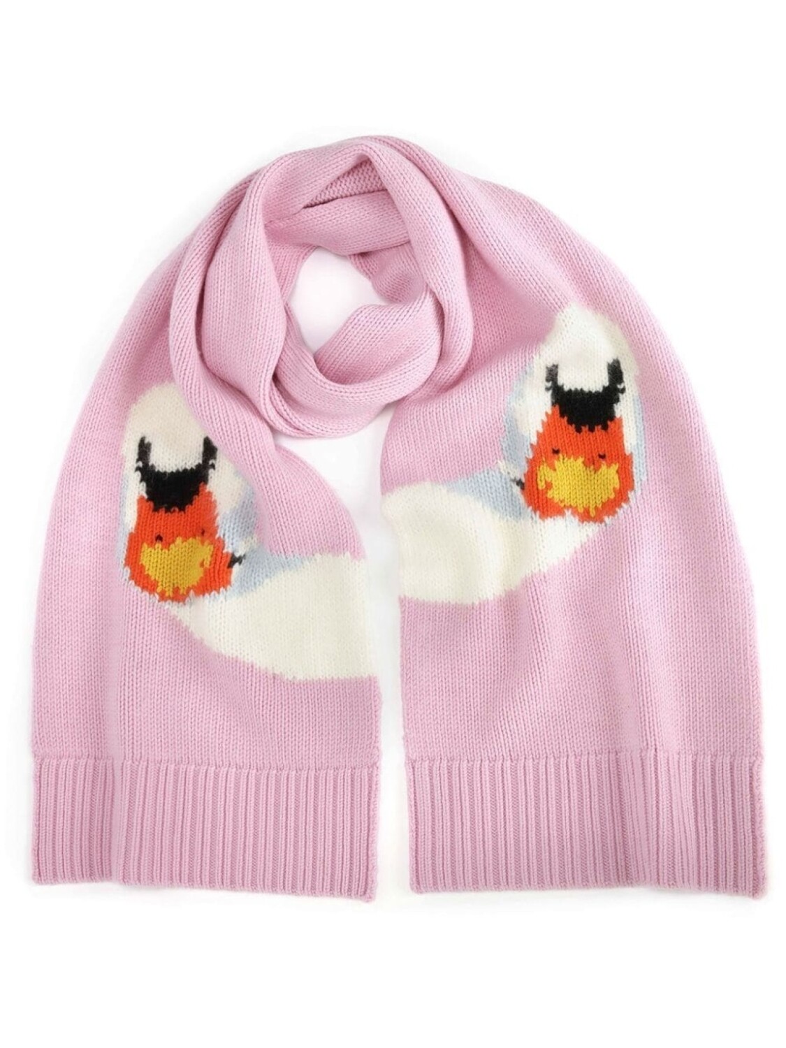 

JW Anderson шарф с узором, розовый