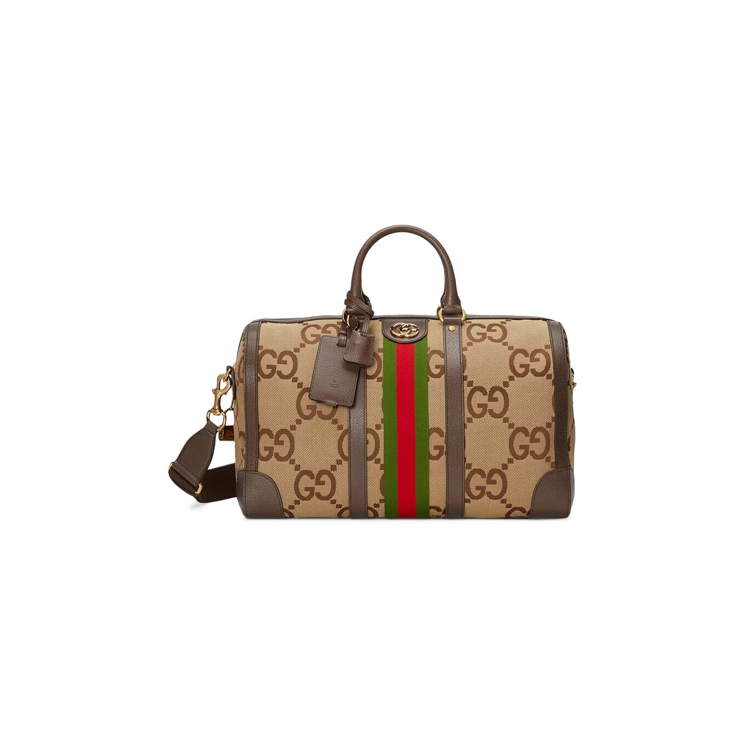 

Спортивная сумка Gucci Camel/Ebony