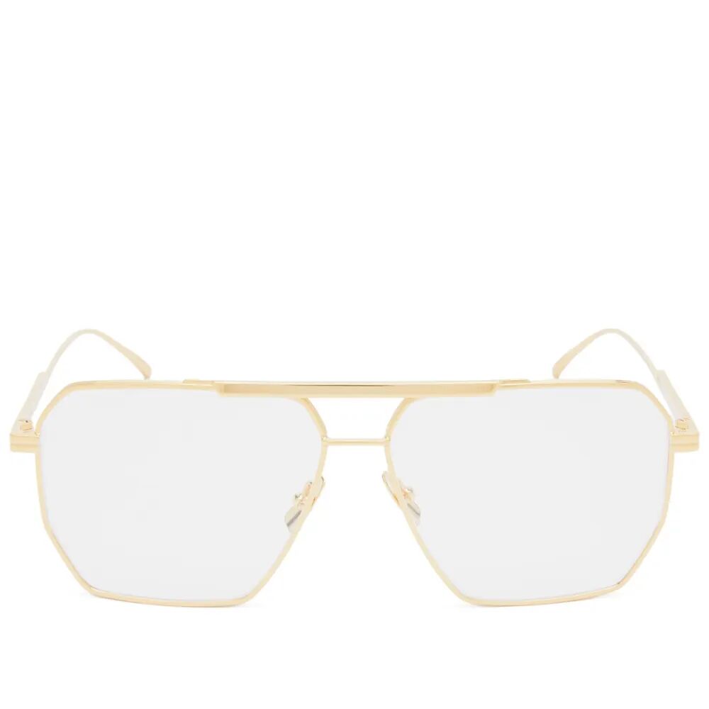 Солнцезащитные очки Bottega Veneta Eyewear BV1012S, золотой солнцезащитные очки bottega veneta eyewear bv1267s серебряный