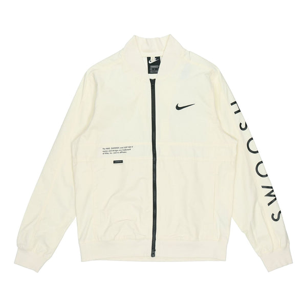 цена Куртка Nike Sportswear Swoosh Logo Print Sports Jacket Men's White, белый