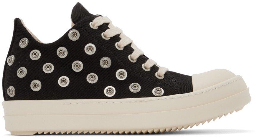 

Черные кроссовки Rick Owens DRKSHDW на кнопках
