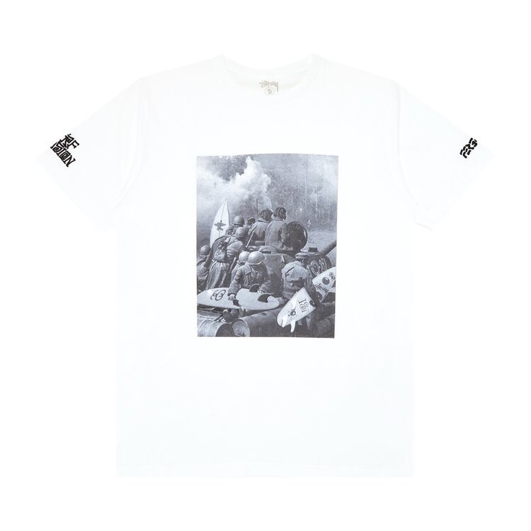 Футболка Stussy Surf Invasion 'White', белый