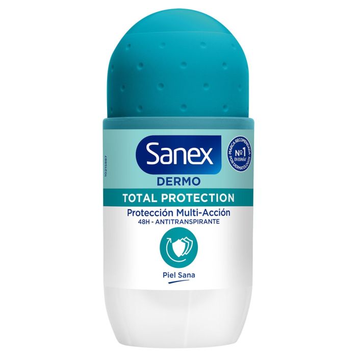 Дезодорант Desodorante Rollon Dermo Total Protection Sanex, 50 ml дезодорант антиперспирант шариковый для тела sanex homme active control 48h 50 мл