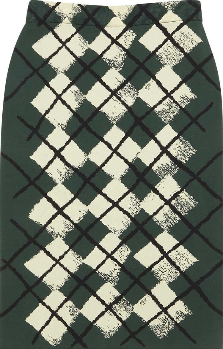 

Юбка Burberry Check Knit Midi 'Ivy', разноцветный