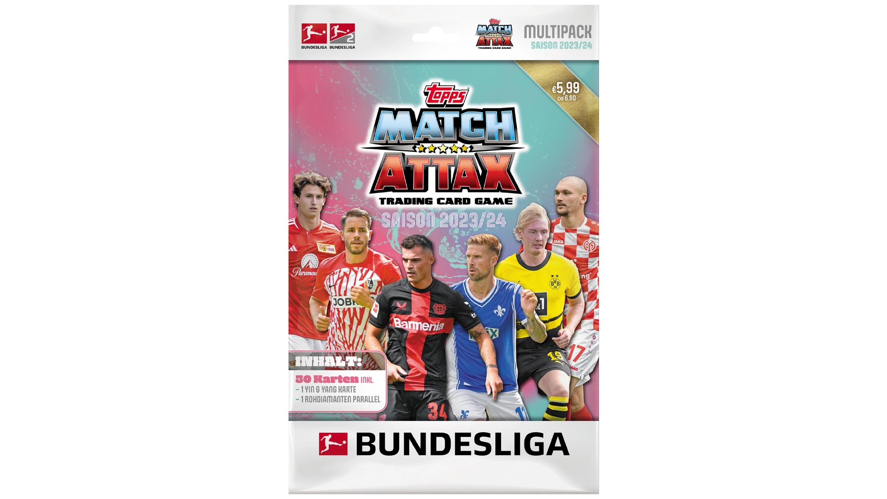 Topps Матч Аттакс Бундеслига 2023/2024 MULTIPACK TC цена и фото