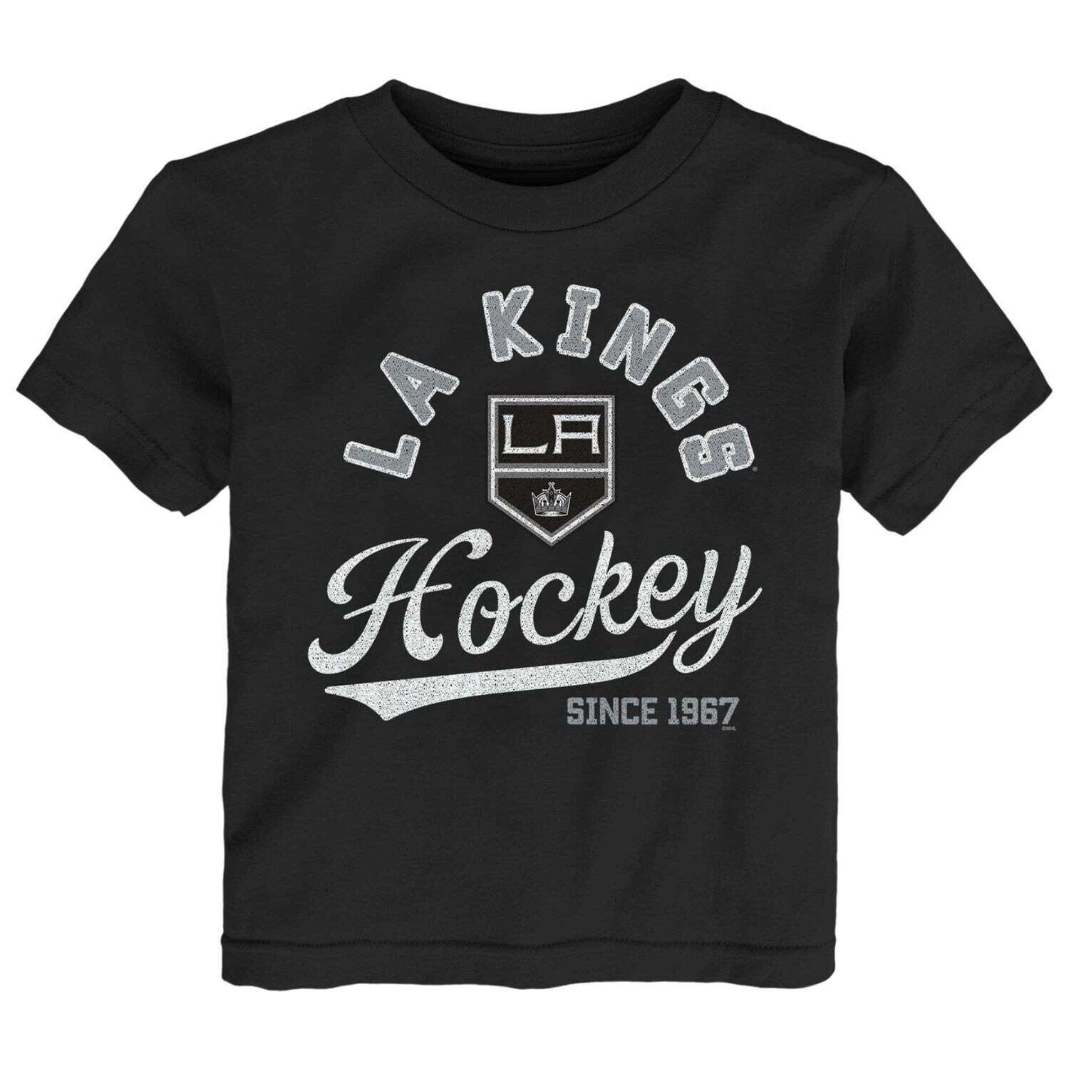 

Черная футболка для малышей Los Angeles Kings Take the Lead Outerstuff
